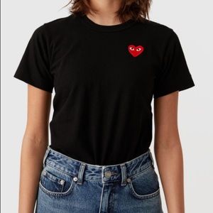 CDG Play T-Shirt in Black